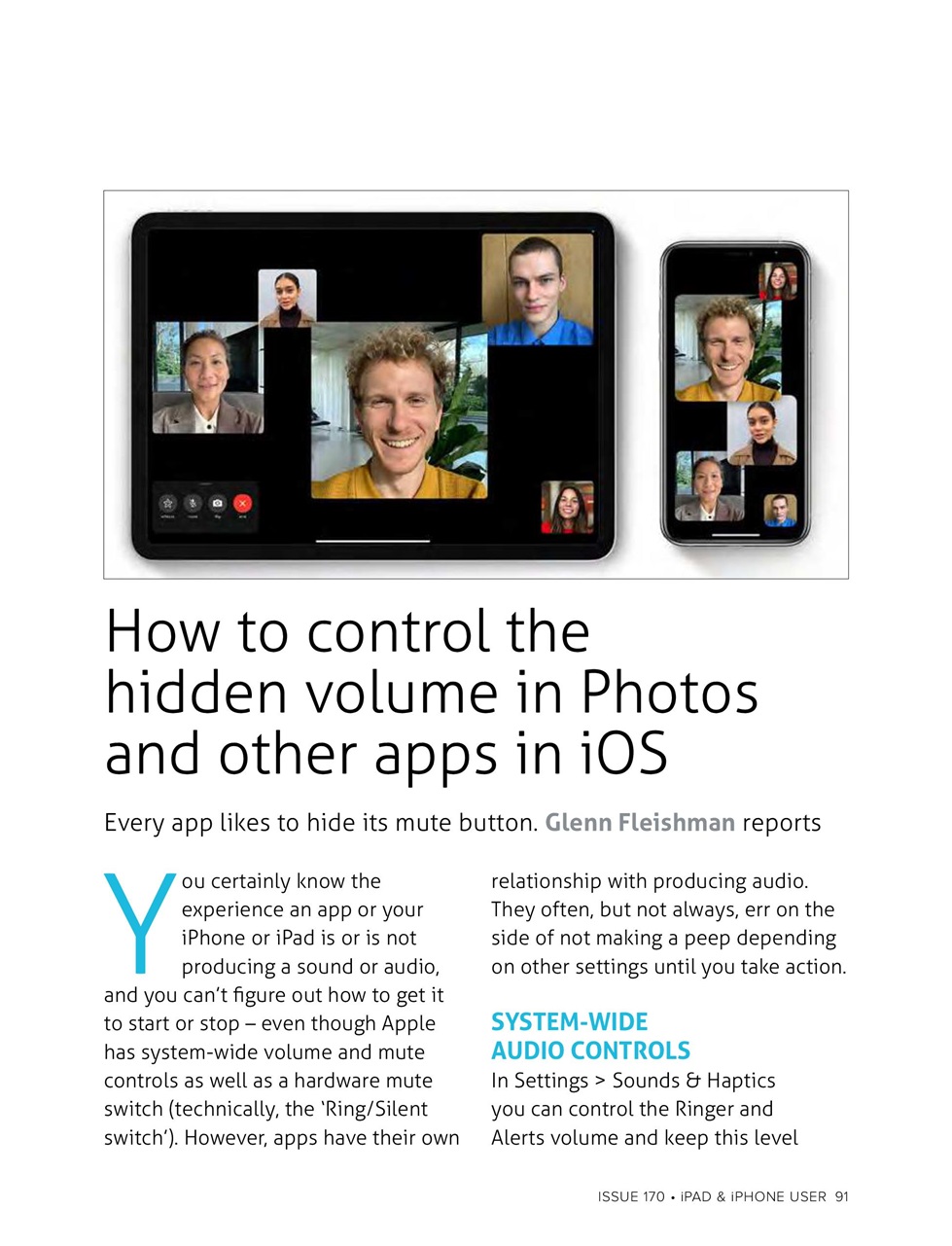 iPad and iPhone User Preview Pages
