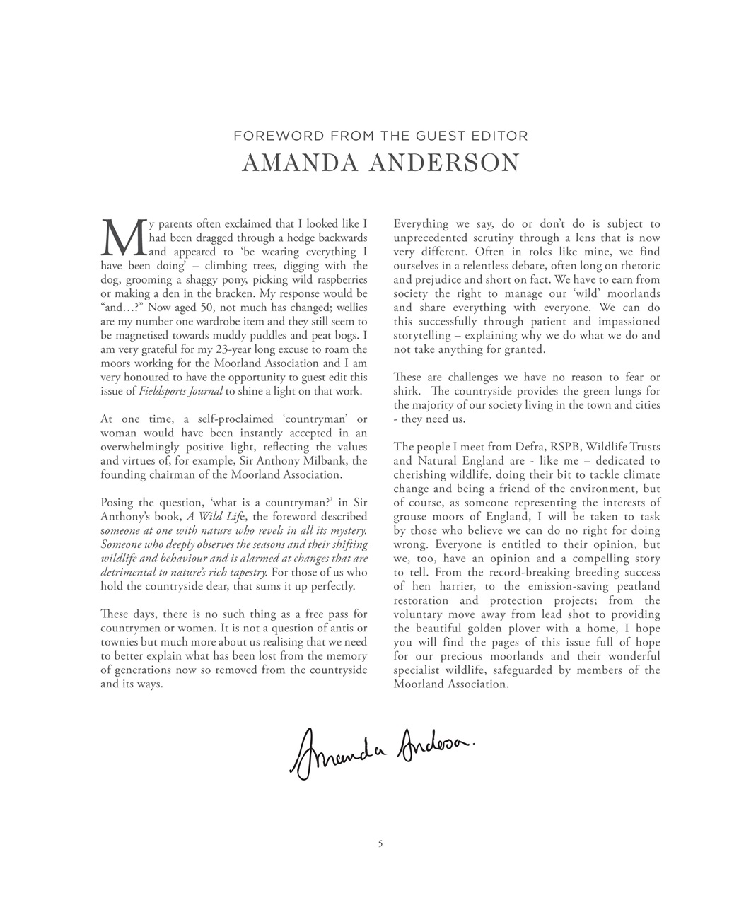 Fieldsports Journal Preview Pages