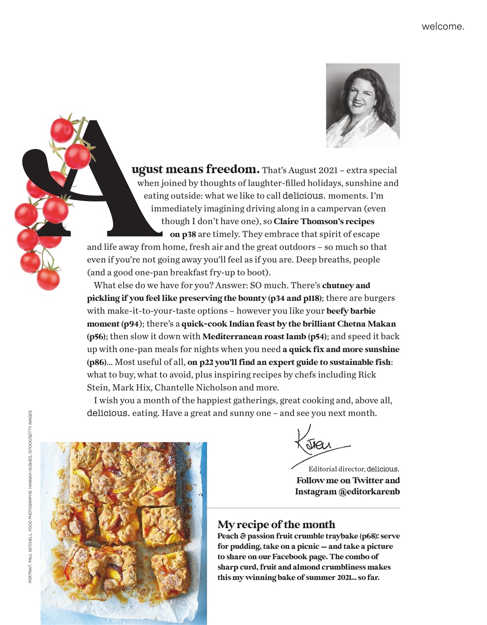 delicious. Magazine Preview Pages