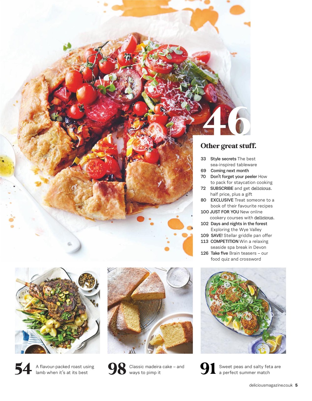 delicious. Magazine Preview Pages