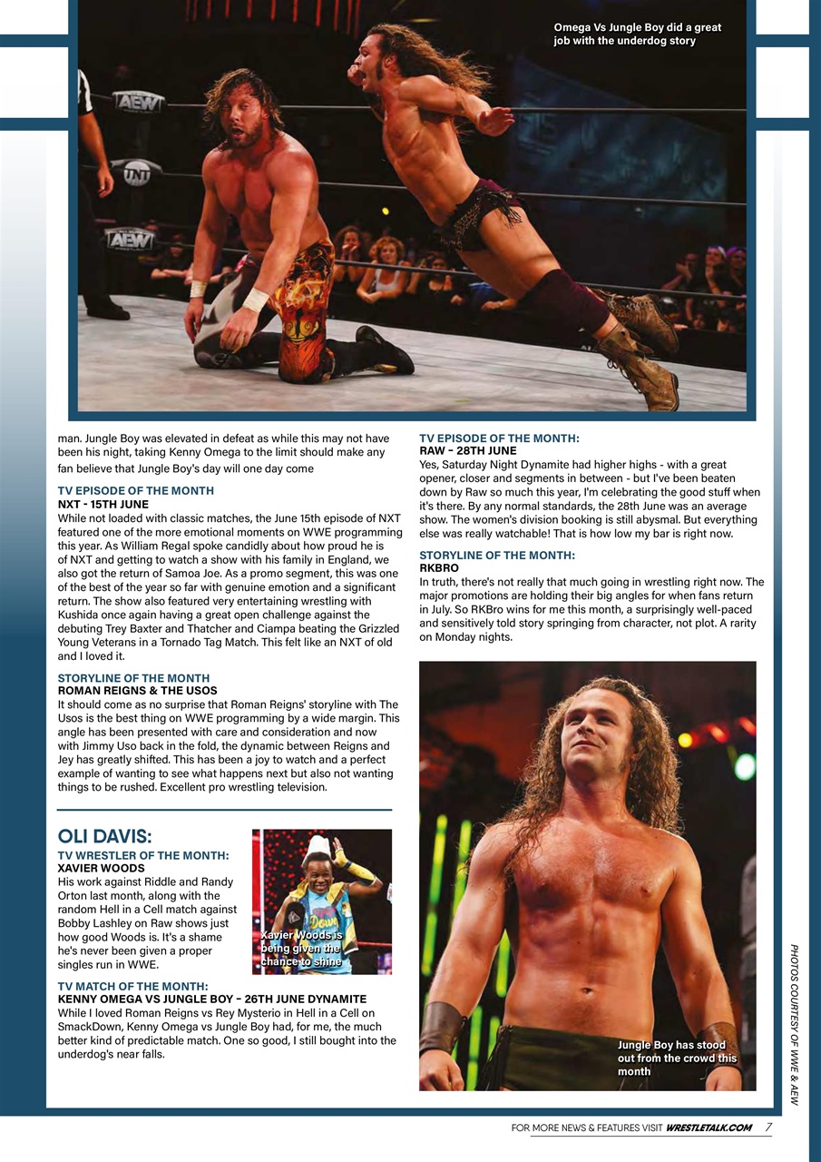 Wrestletalk Magazine Preview Pages