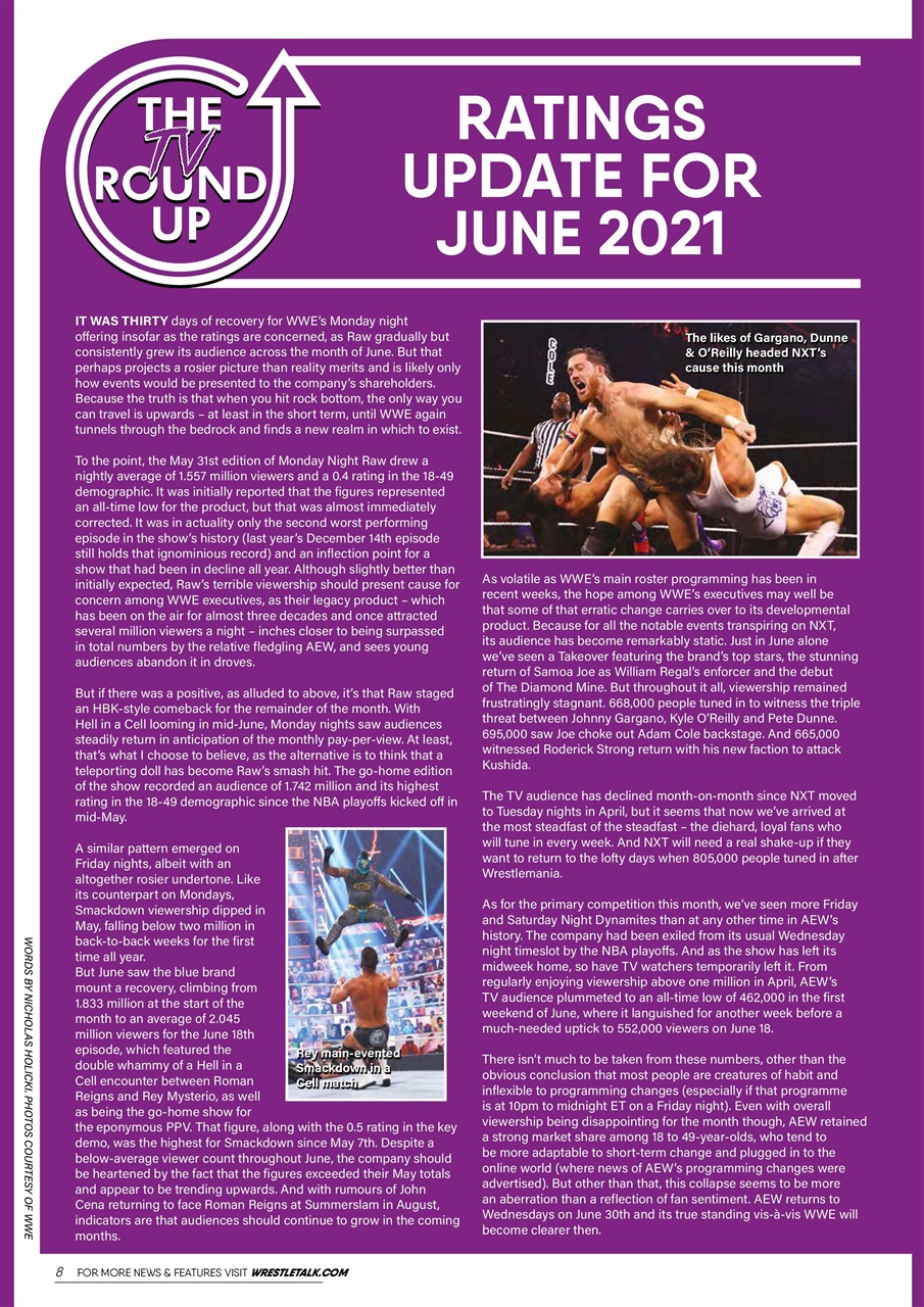 Wrestletalk Magazine Preview Pages