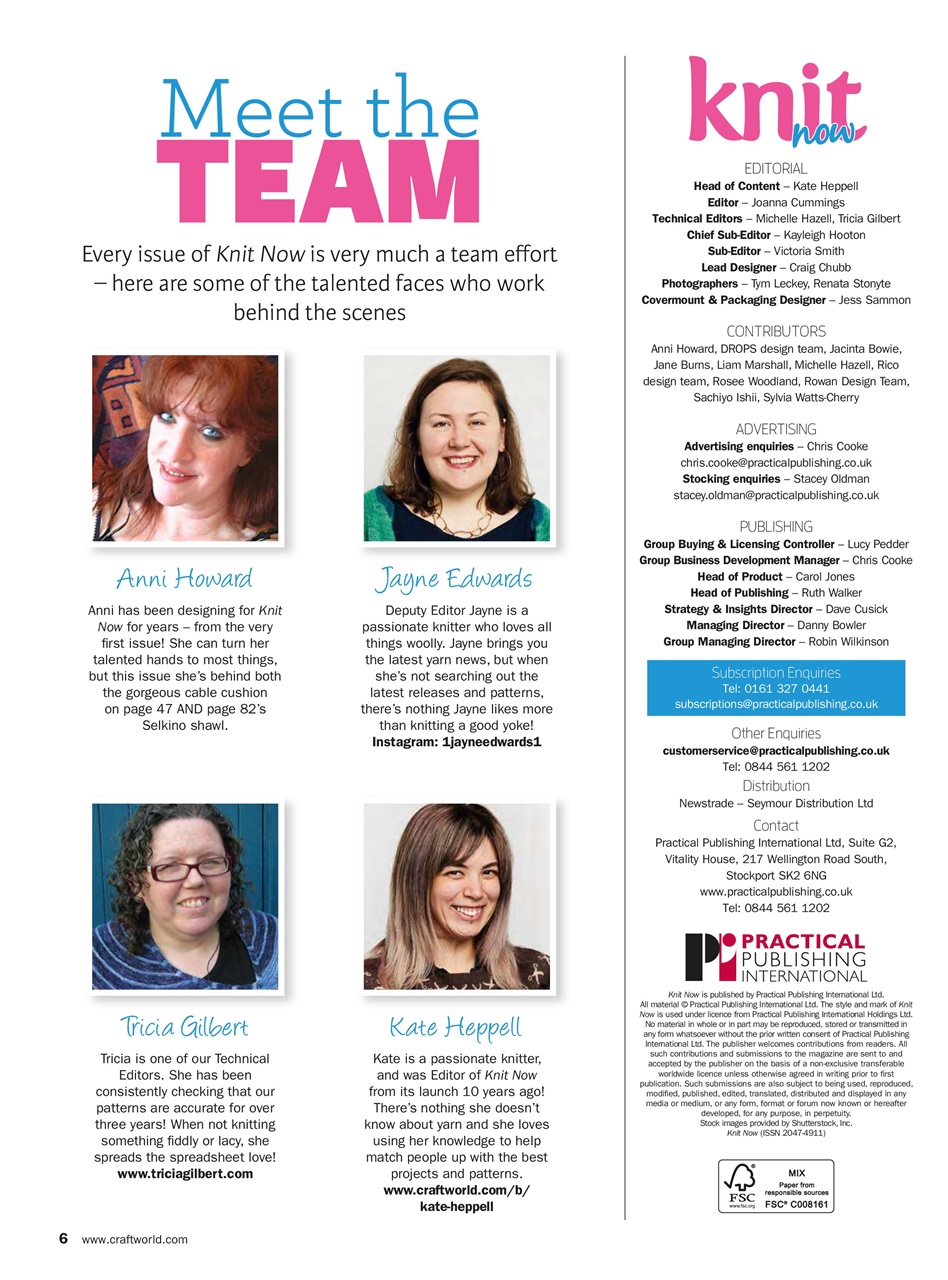 Knit Now Preview Pages