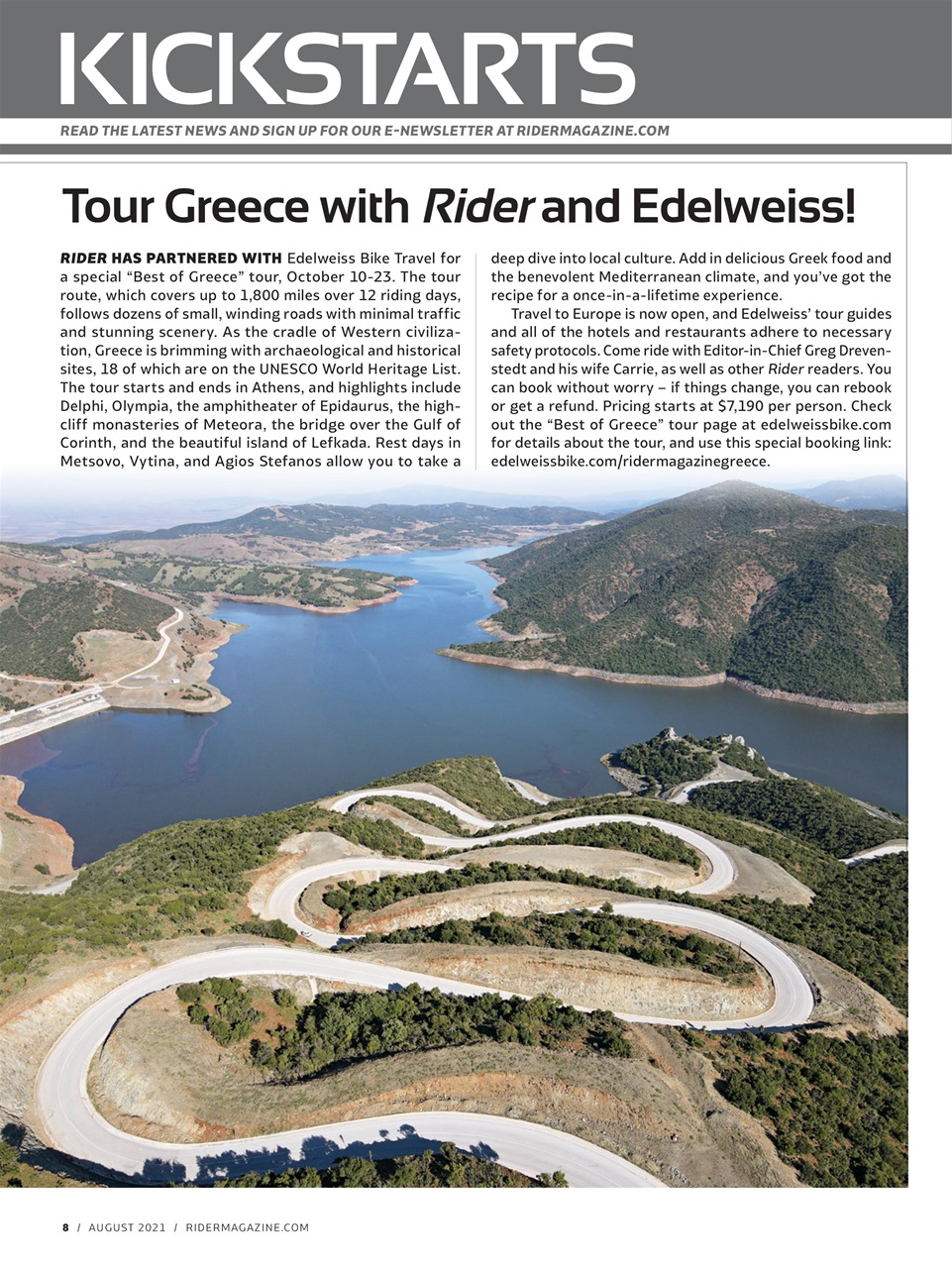Rider Magazine Preview Pages
