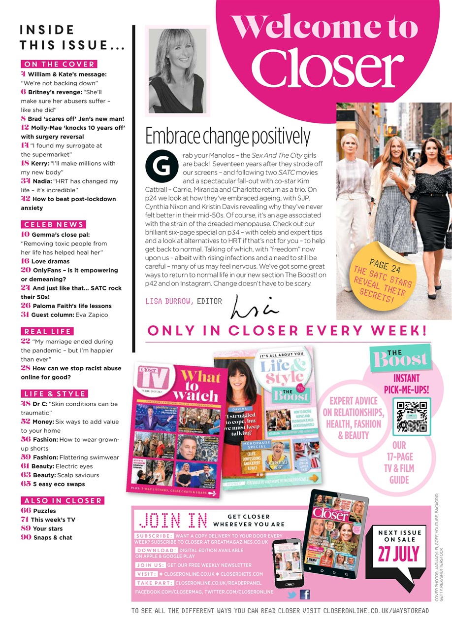 Closer Preview Pages