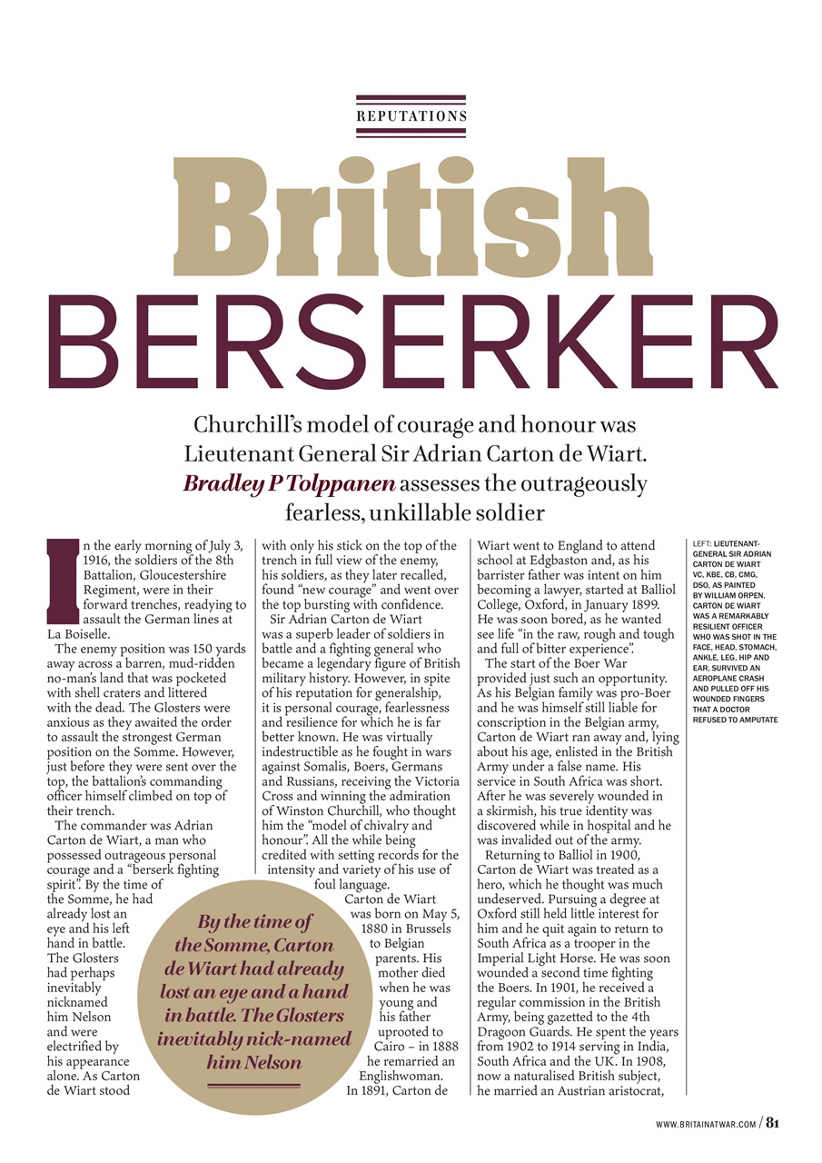 Britain at War Magazine Preview Pages