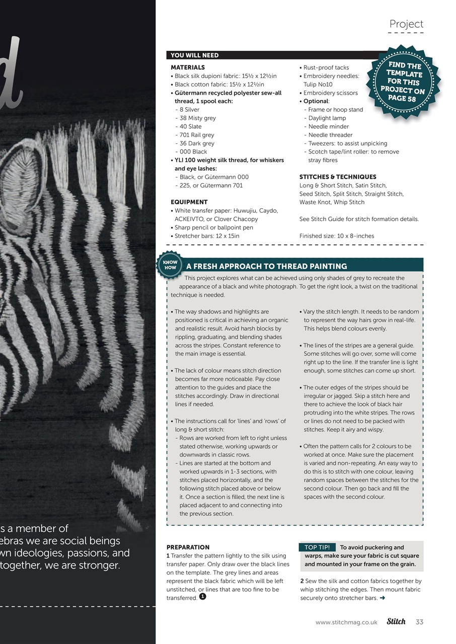 Stitch magazine Preview Pages