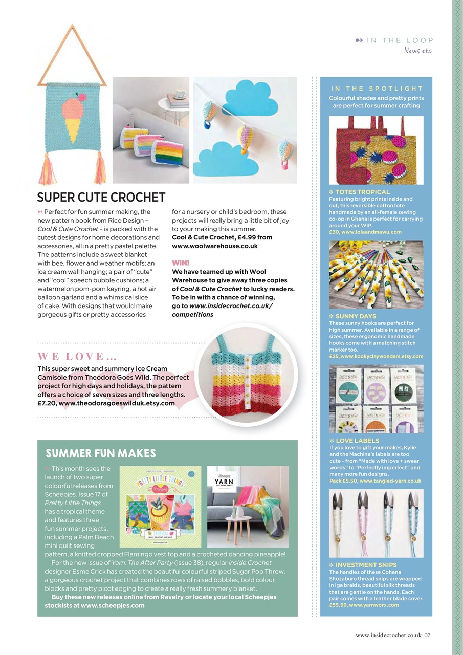 Inside Crochet Preview Pages