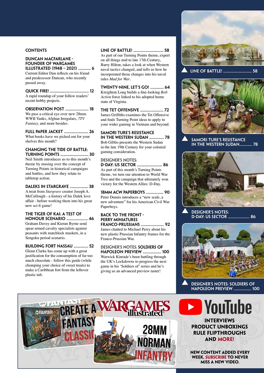 Wargames Illustrated Preview Pages