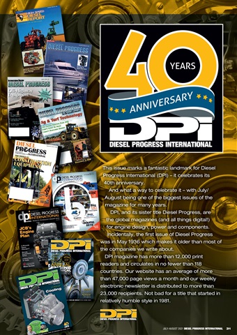 Power Progress International issue Diesel Progress International - 40 Years of Innovation