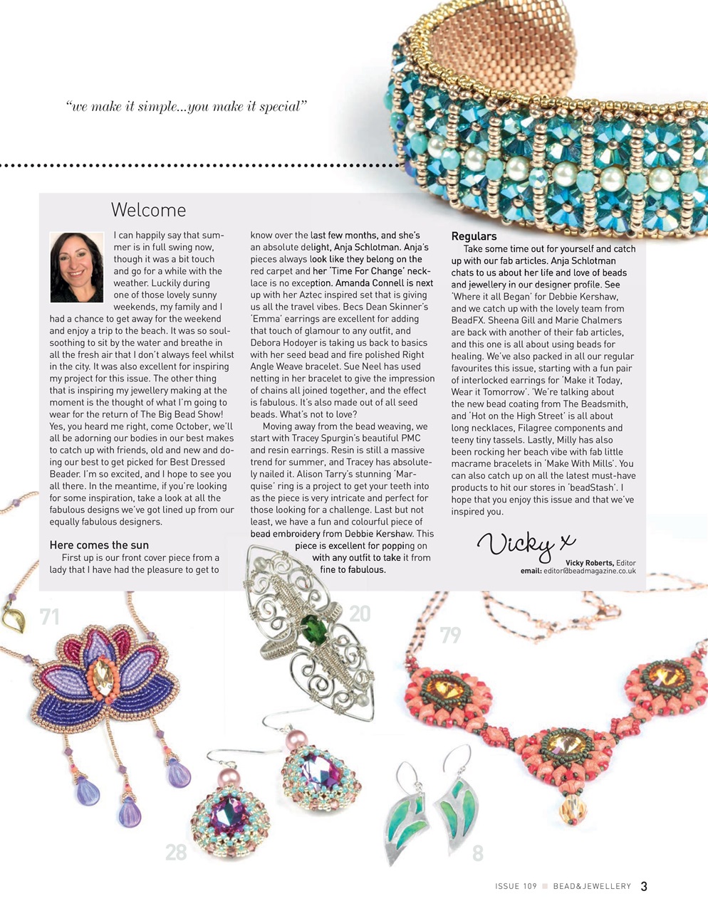 Bead & Jewellery Magazine Preview Pages