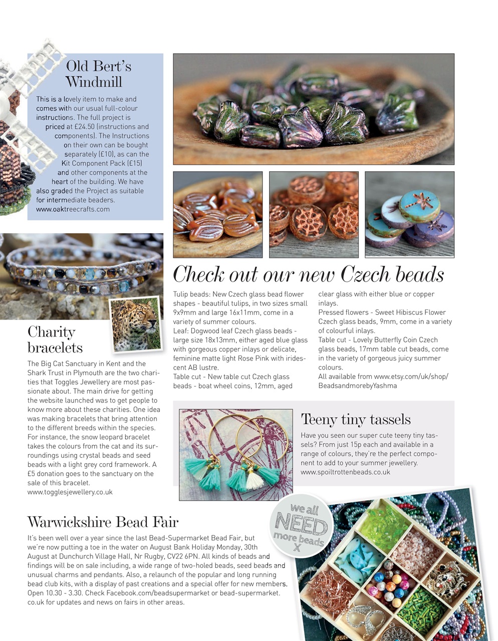 Bead & Jewellery Magazine Preview Pages