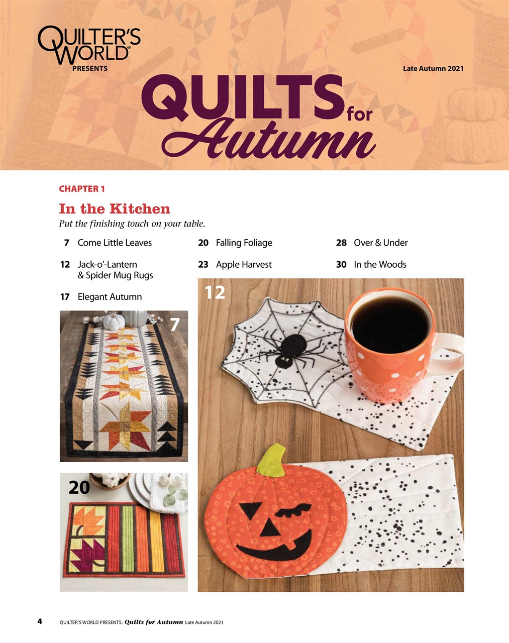 Quilter's World Preview Pages