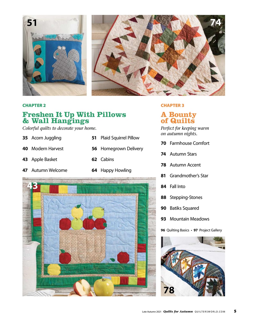 Quilter's World Preview Pages
