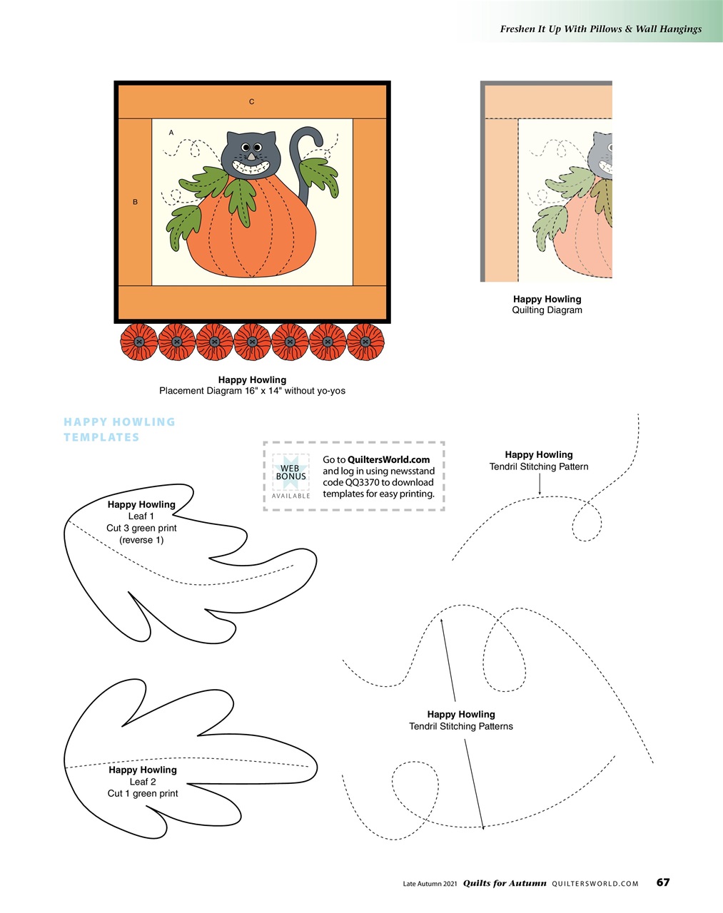 Quilter's World Preview Pages