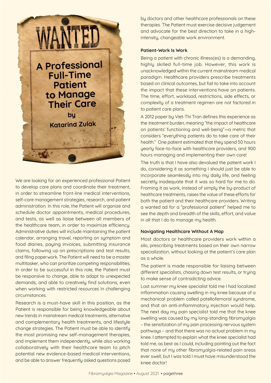 Fibromyalgia Magazine Preview Pages