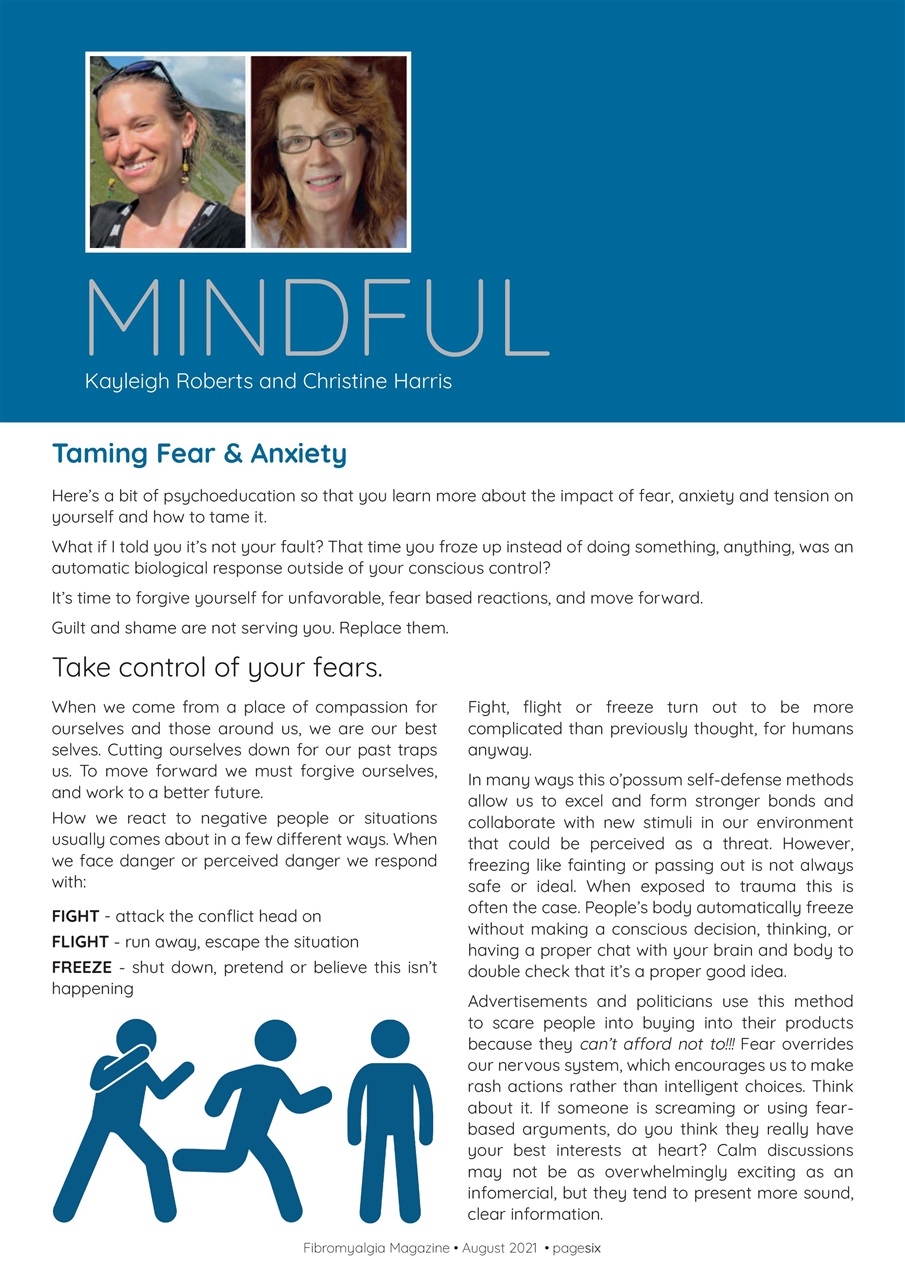 Fibromyalgia Magazine Preview Pages