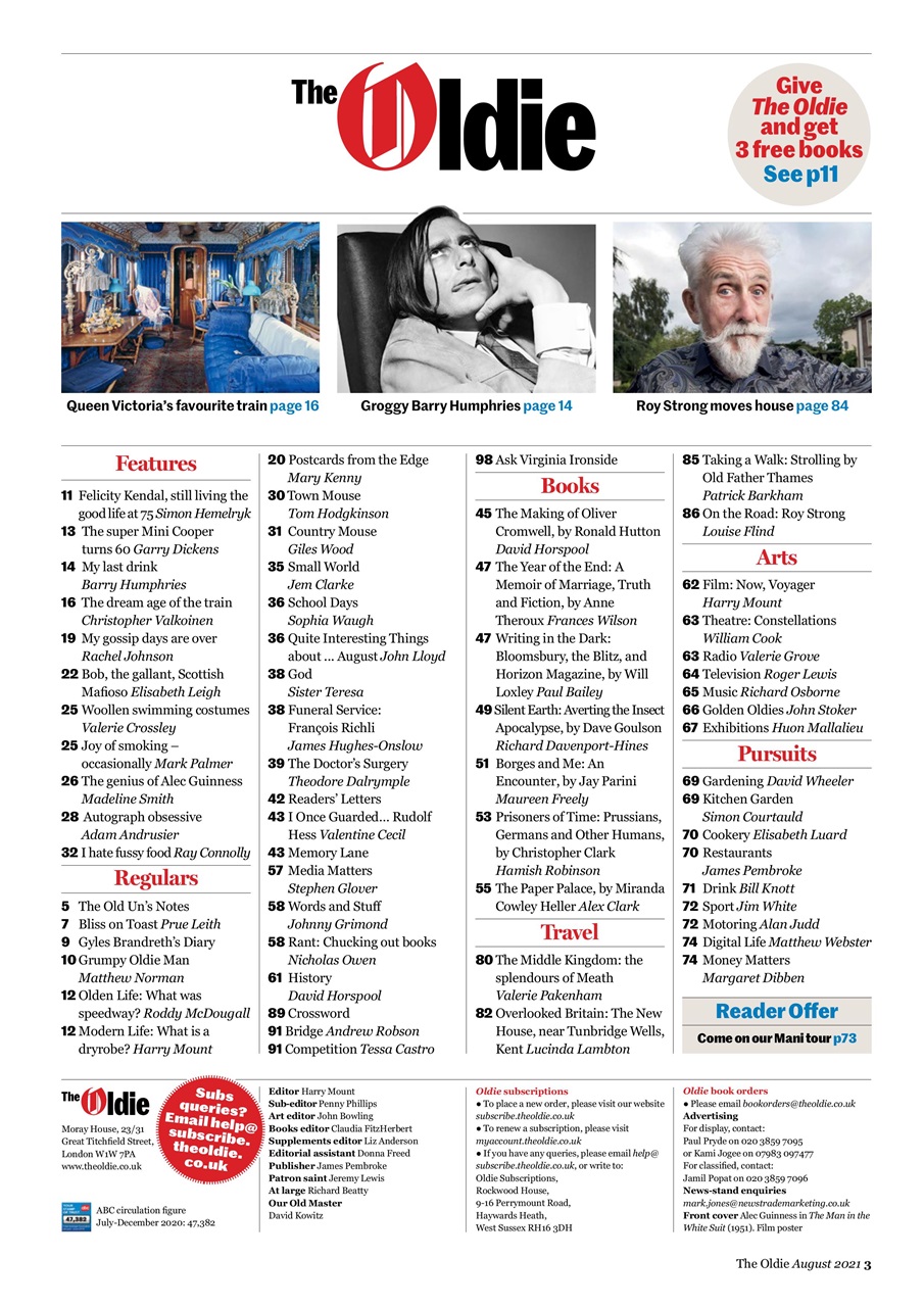 The Oldie Preview Pages