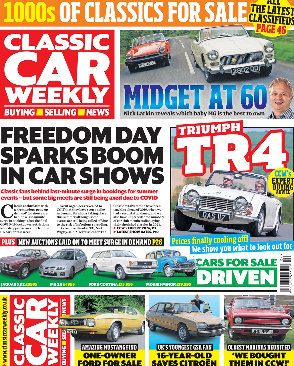Classic Car Weekly Preview Pages