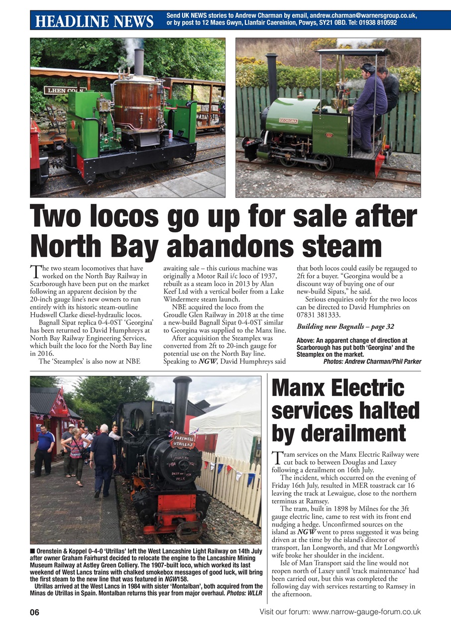 Narrow Gauge World Preview Pages