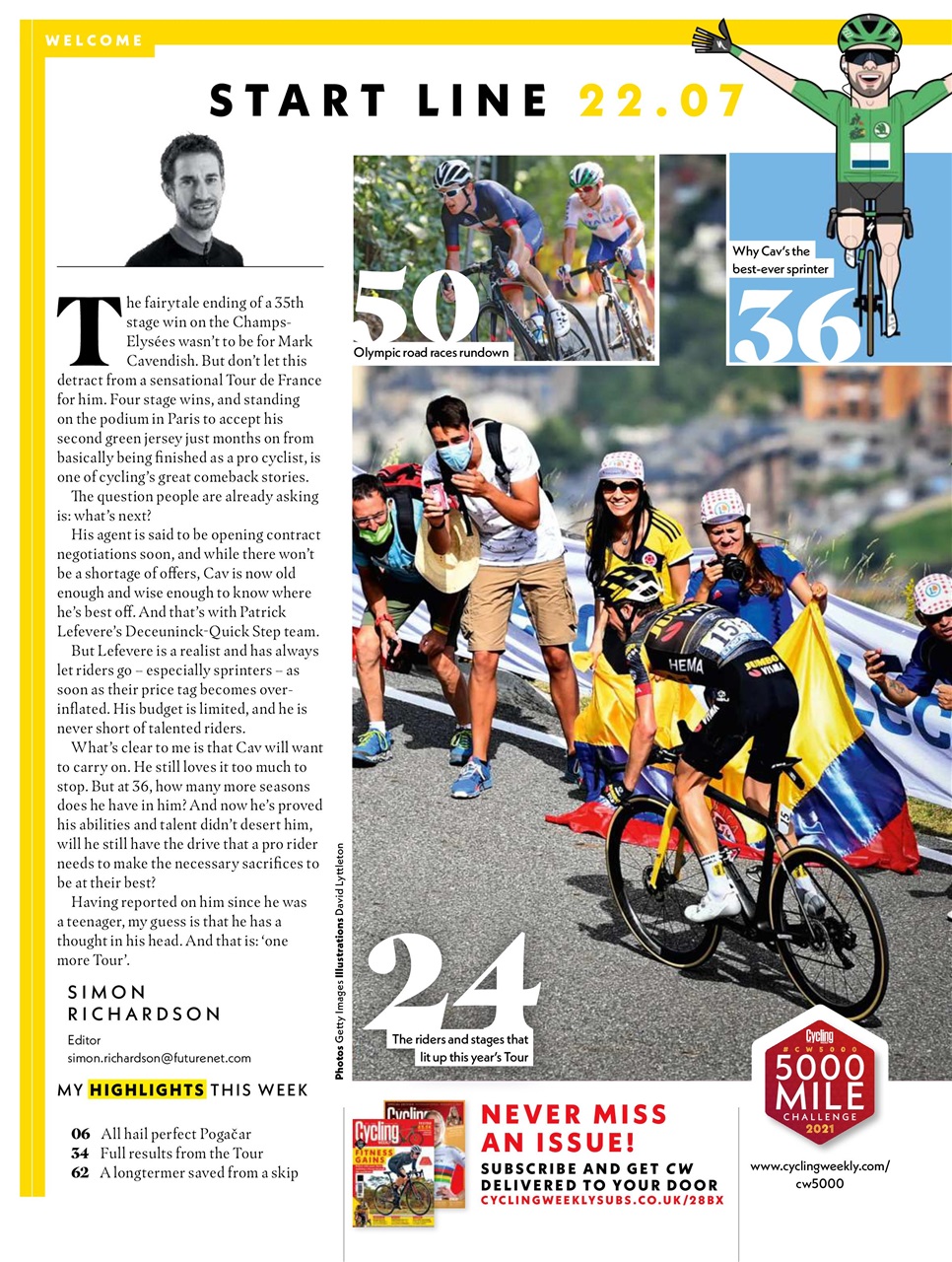 Cycling Weekly Preview Pages