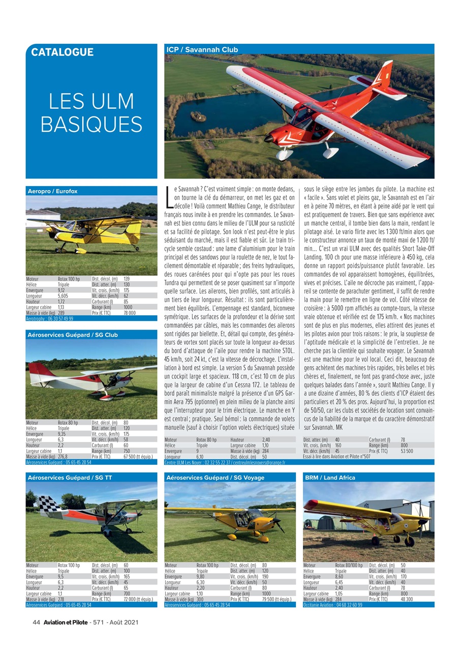 Aviation et Pilote Preview Pages