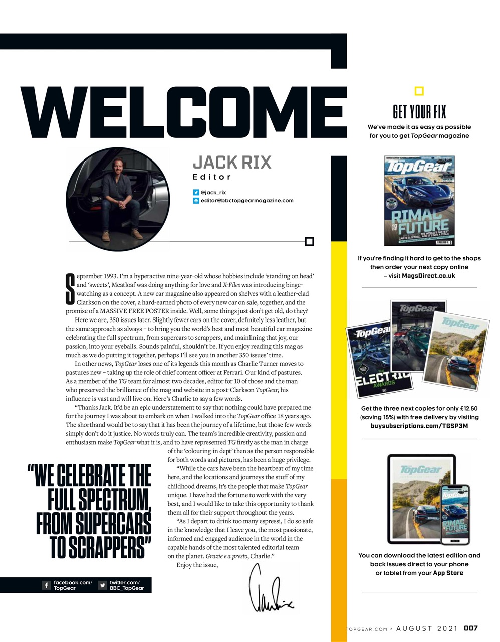 BBC Top Gear Magazine Preview Pages