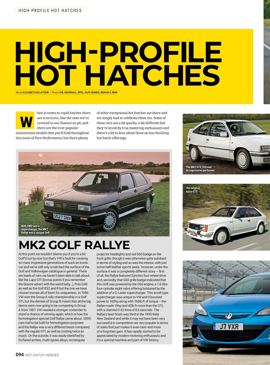 Pure Performance Preview Pages