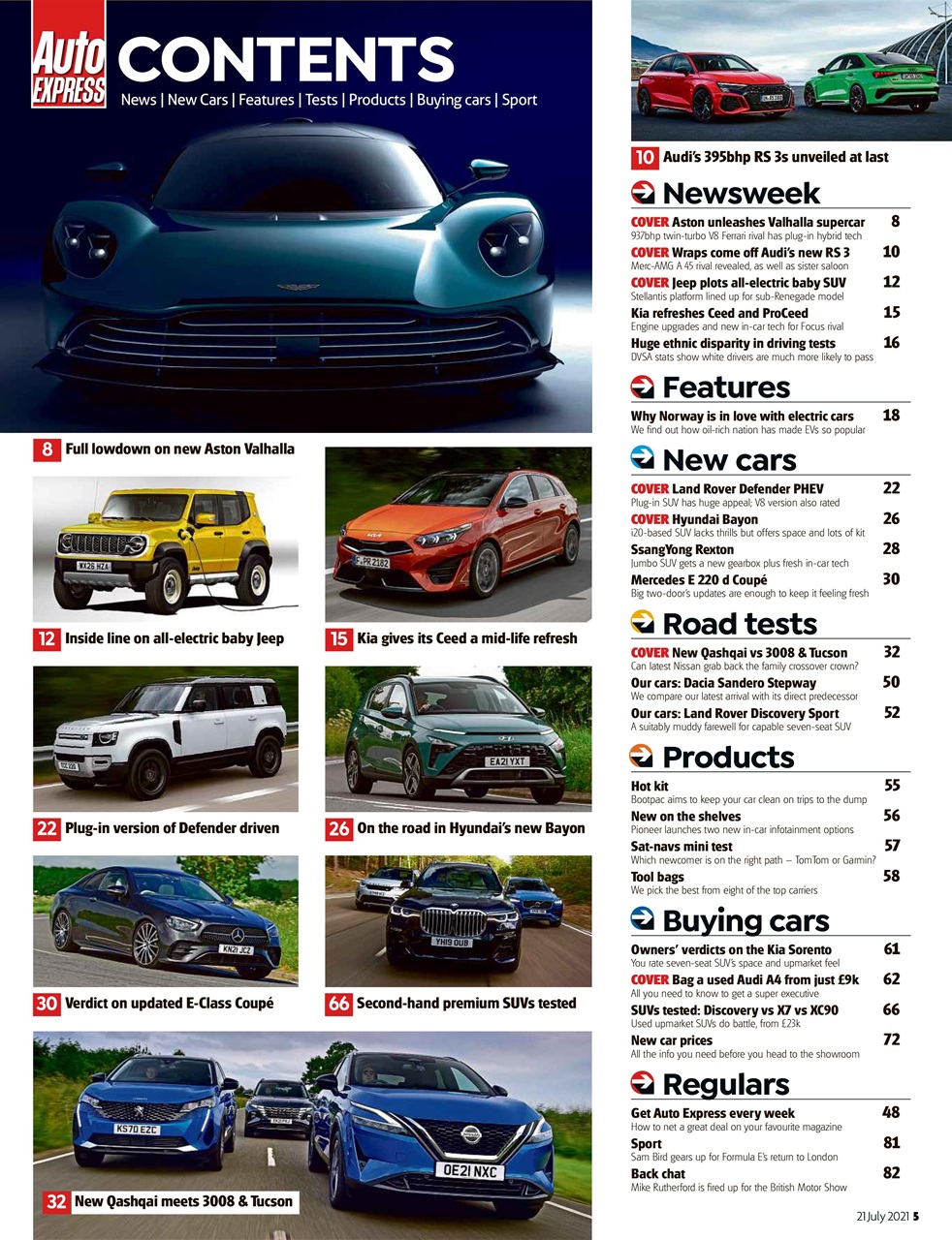 Auto Express Preview Pages
