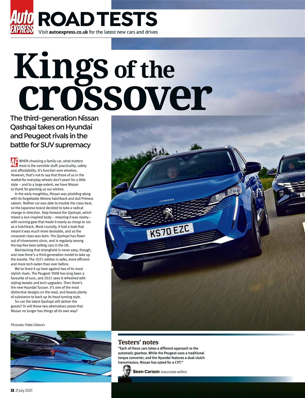 Auto Express Preview Pages