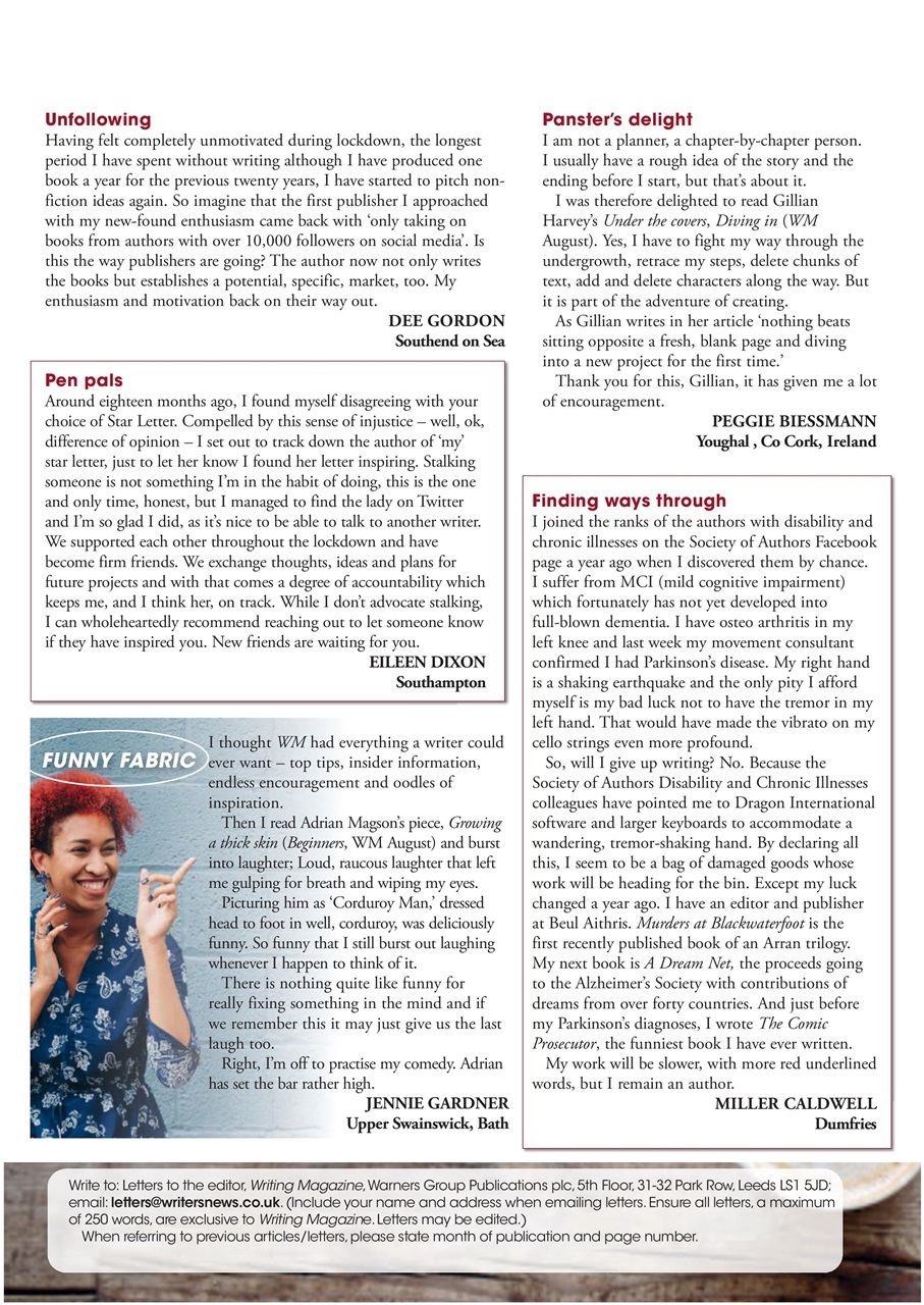 Writing Magazine Preview Pages