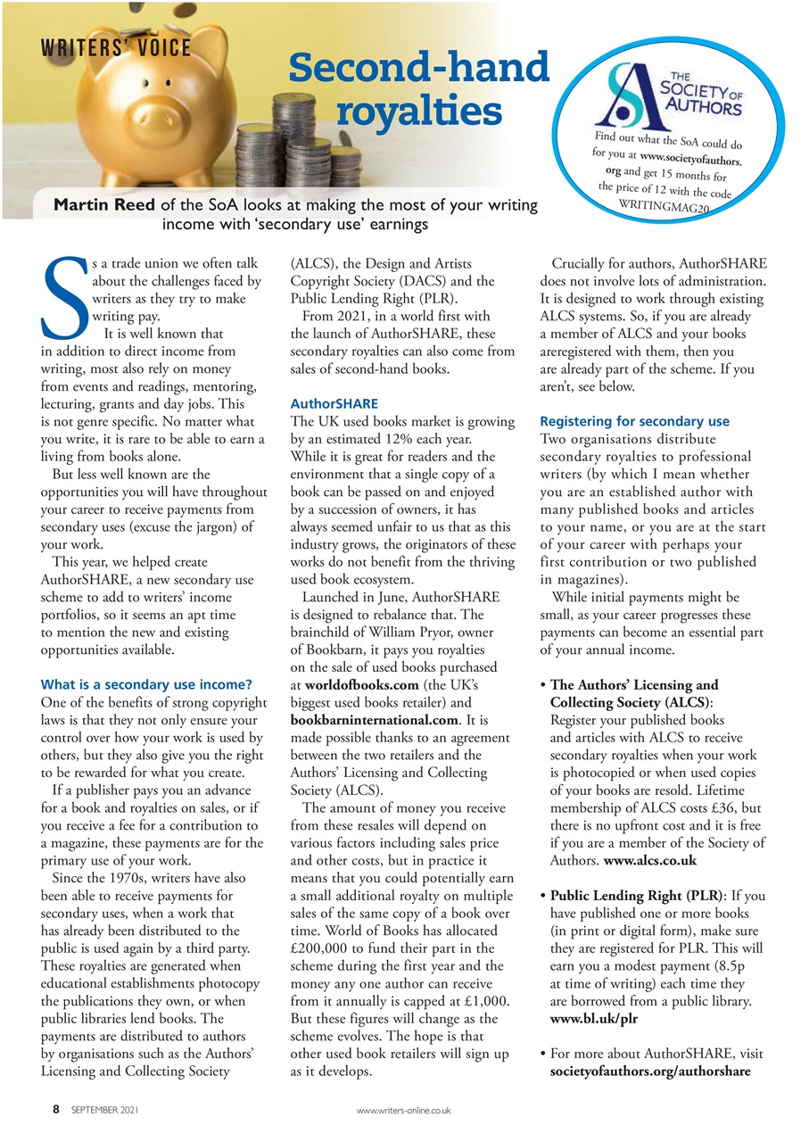 Writing Magazine Preview Pages