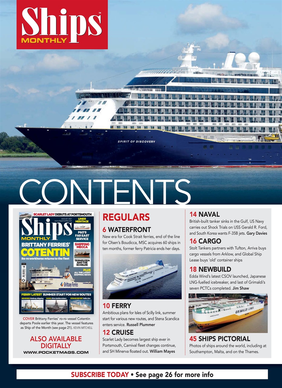 Ships Monthly Preview Pages