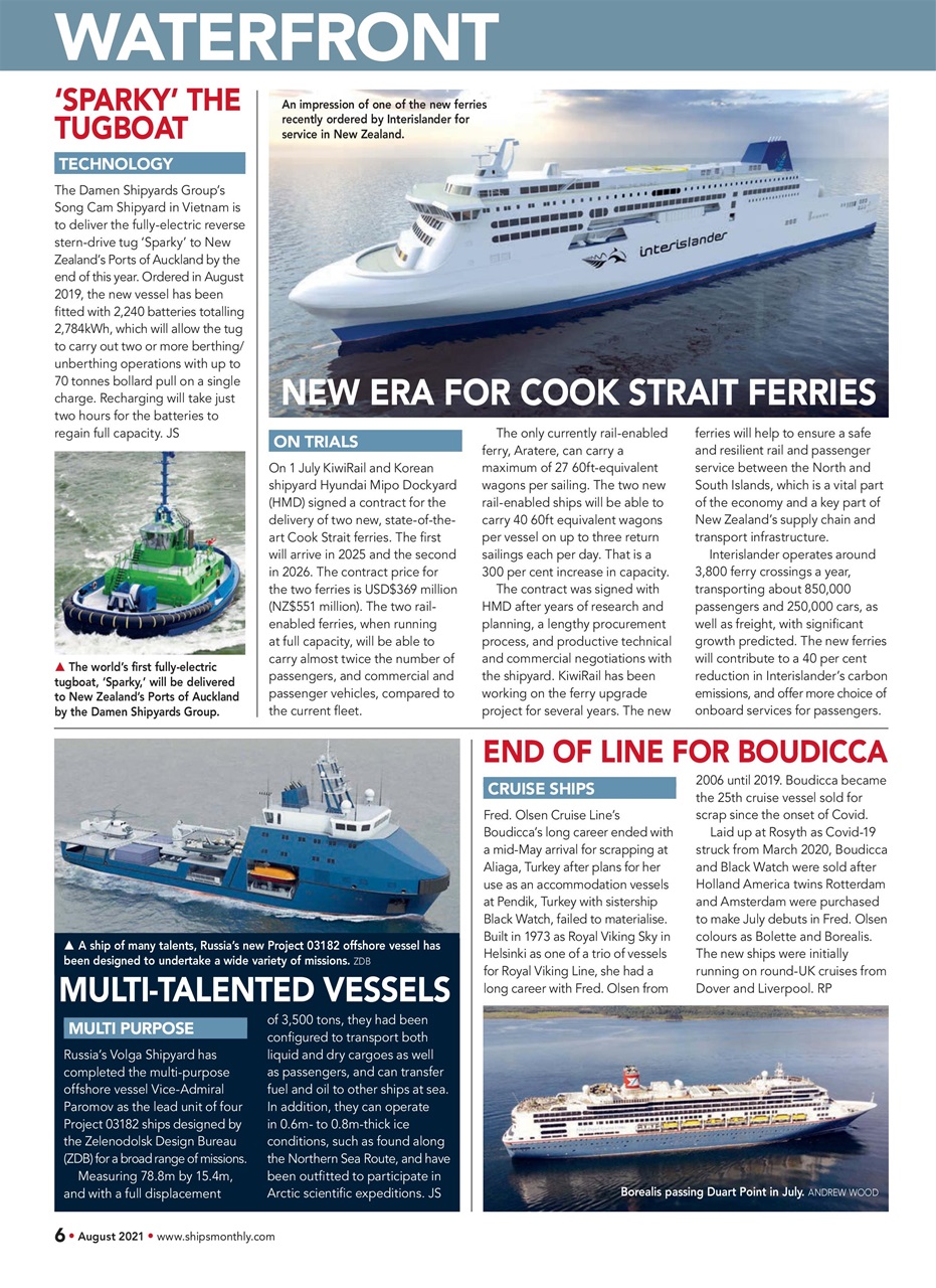 Ships Monthly Preview Pages