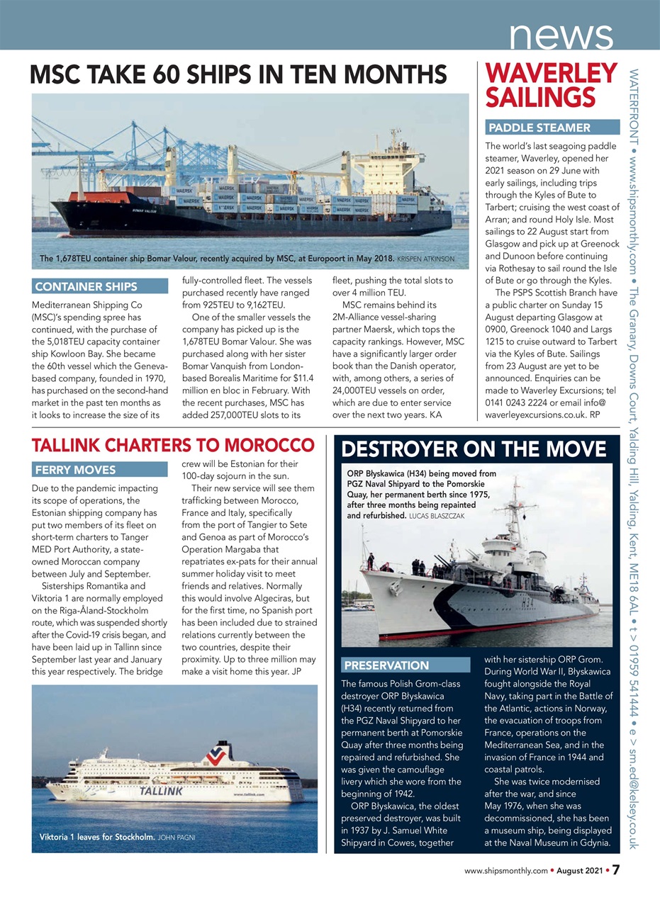 Ships Monthly Preview Pages