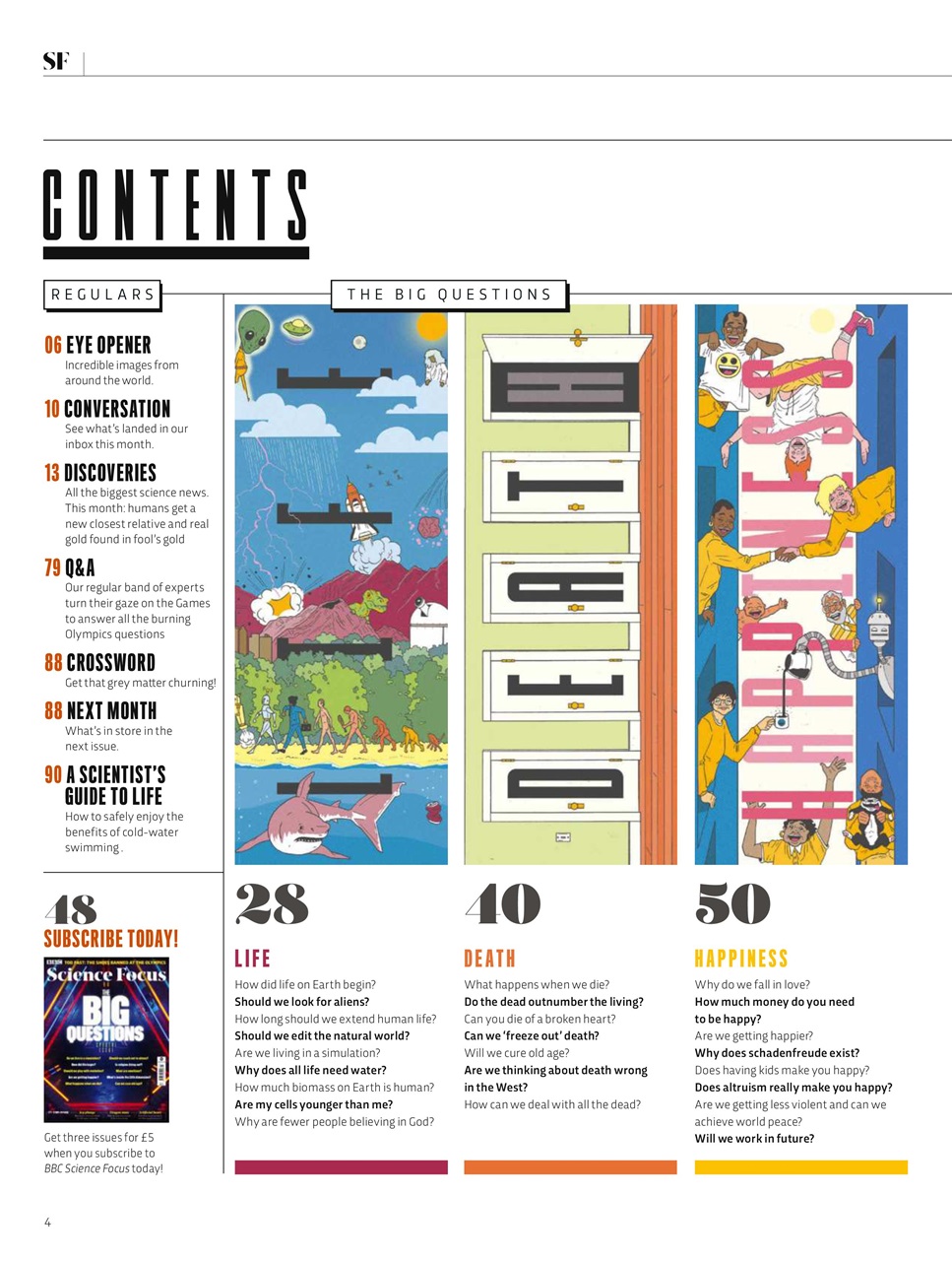 BBC Science Focus Magazine Preview Pages
