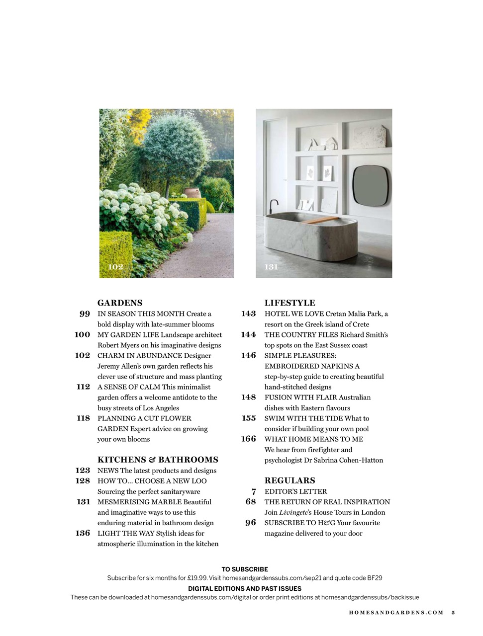 Homes & Gardens Preview Pages