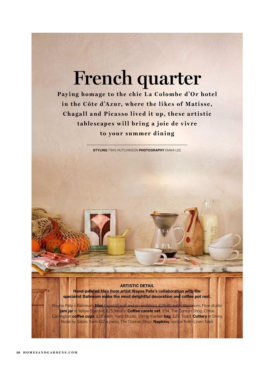 Homes & Gardens Preview Pages