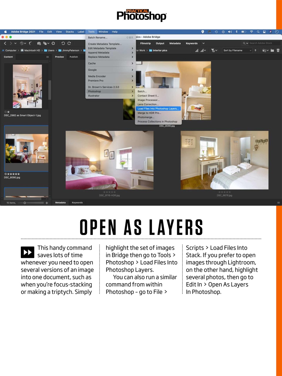 Practical Photoshop Preview Pages
