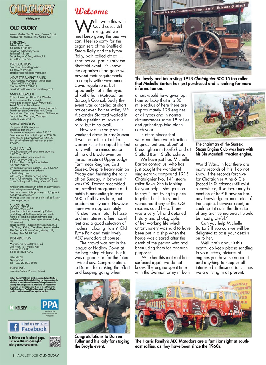 Old Glory Magazine Preview Pages