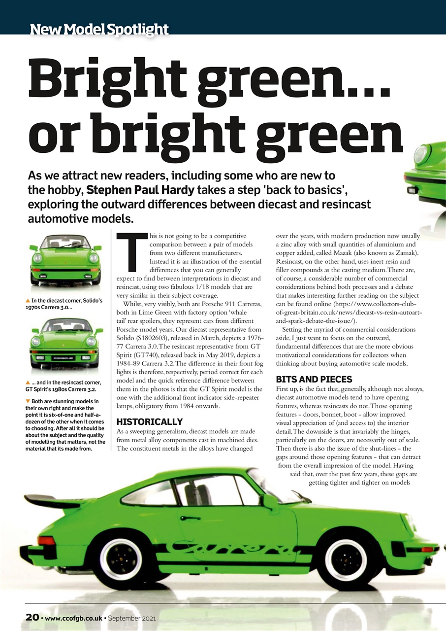 Diecast Collector Preview Pages