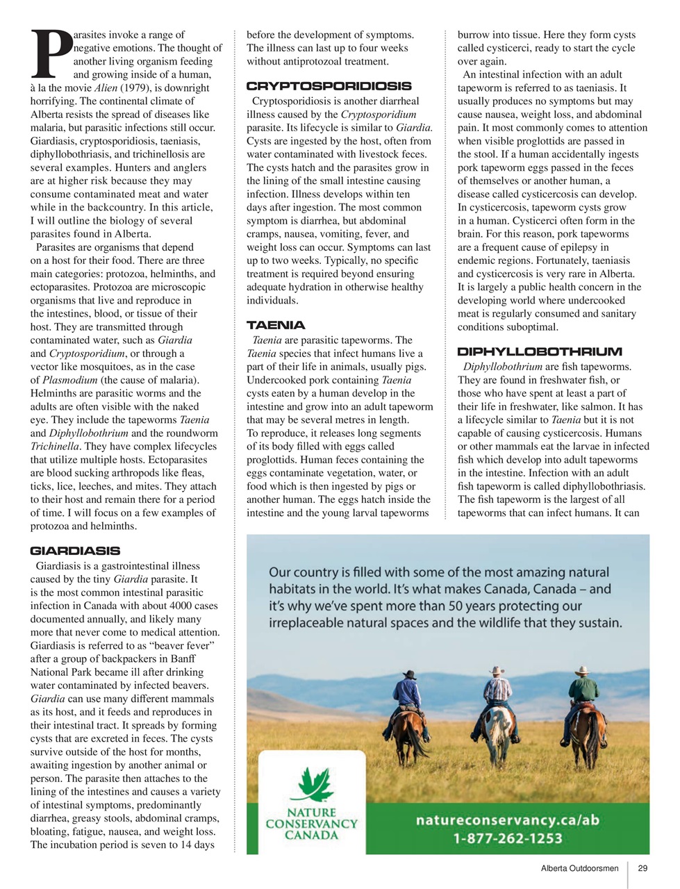 Alberta Outdoors Preview Pages
