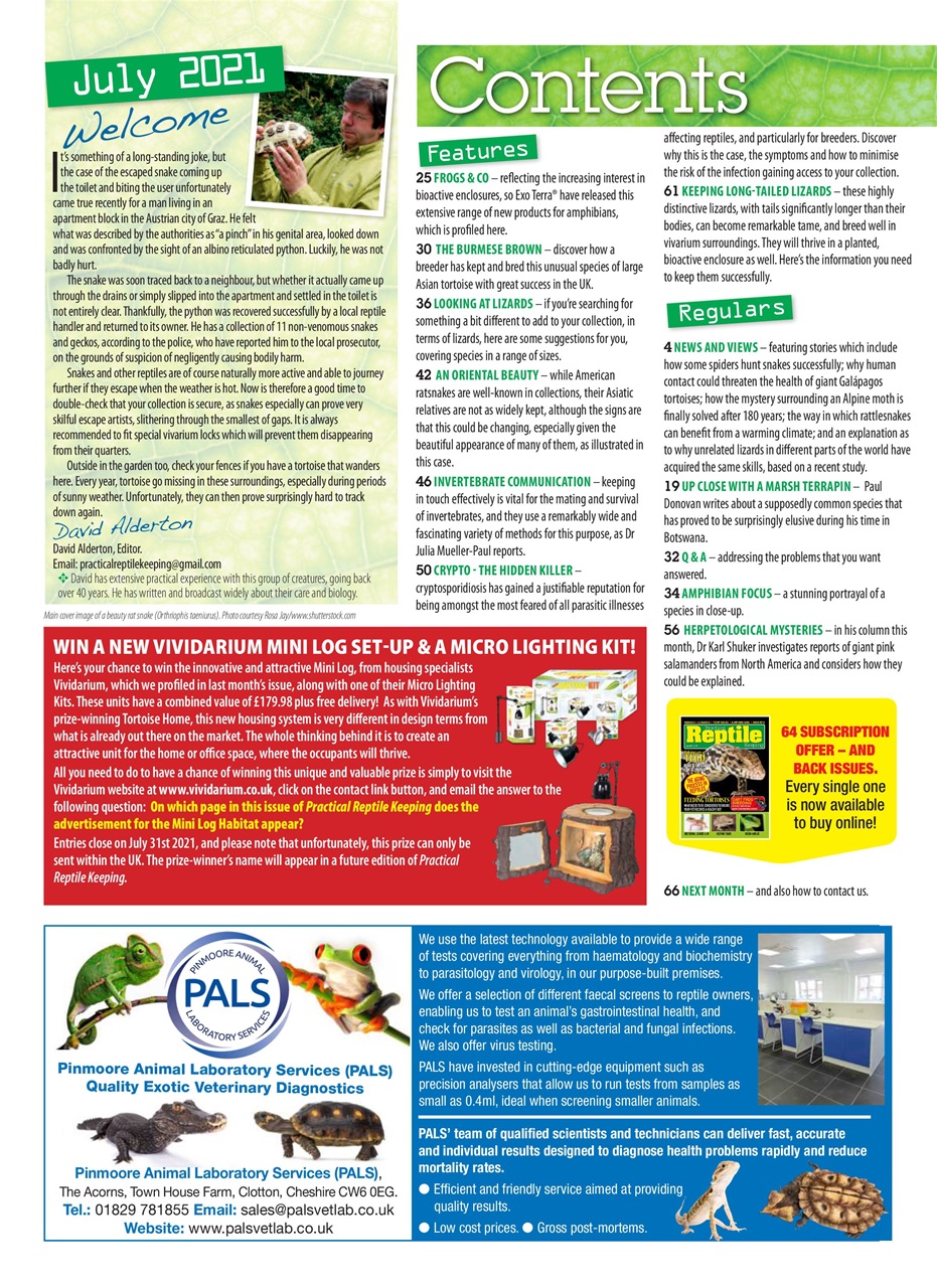 Practical Reptile Keeping Preview Pages