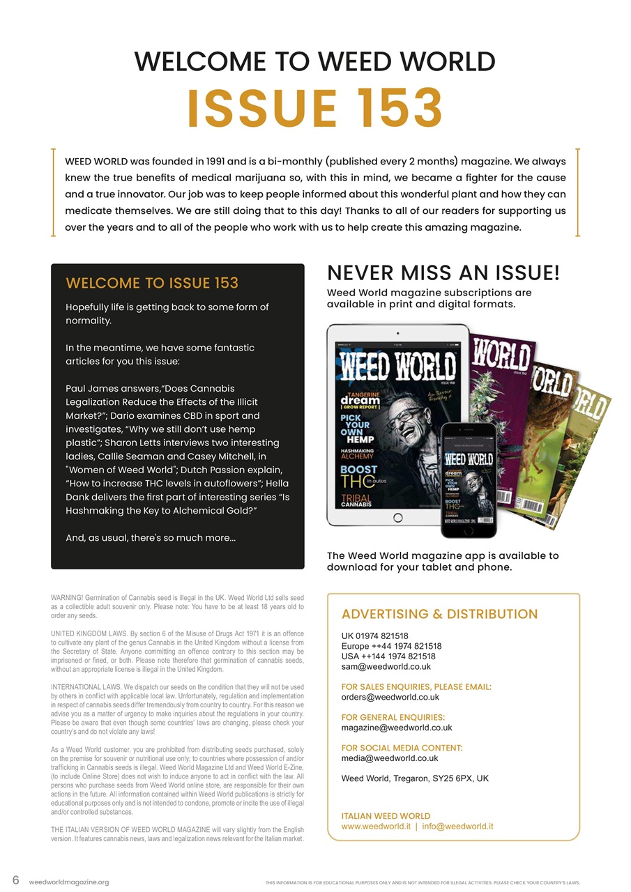 Weed World Preview Pages