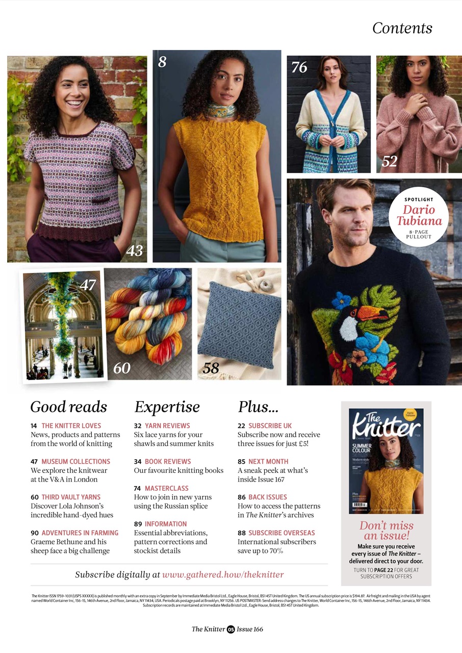 The Knitter Preview Pages