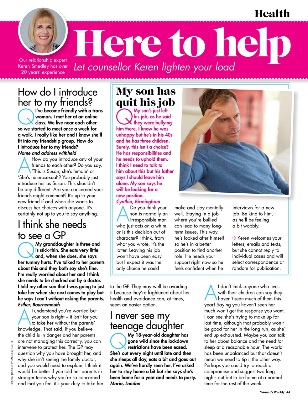 Woman's Weekly Preview Pages