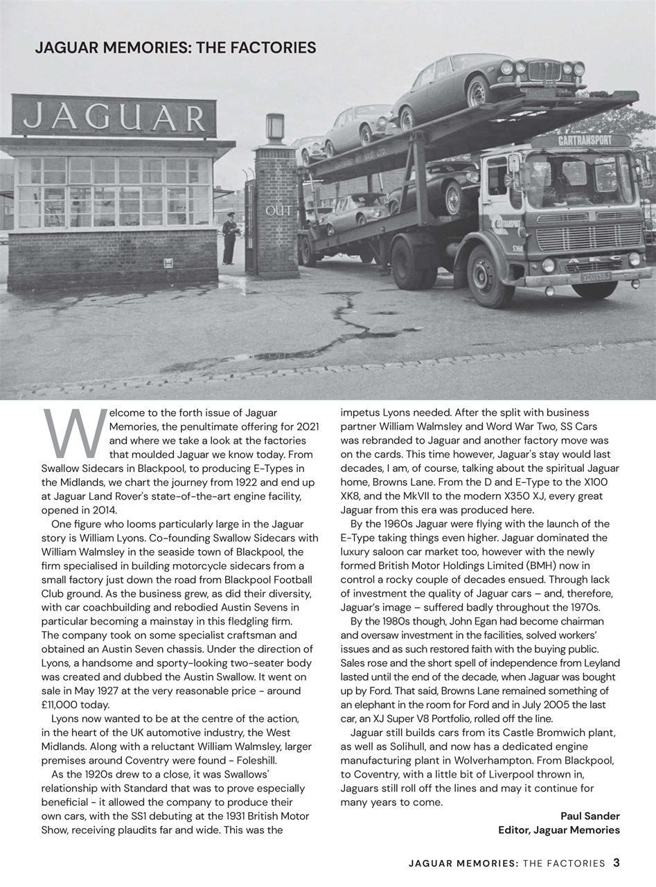 Jaguar Memories Preview Pages