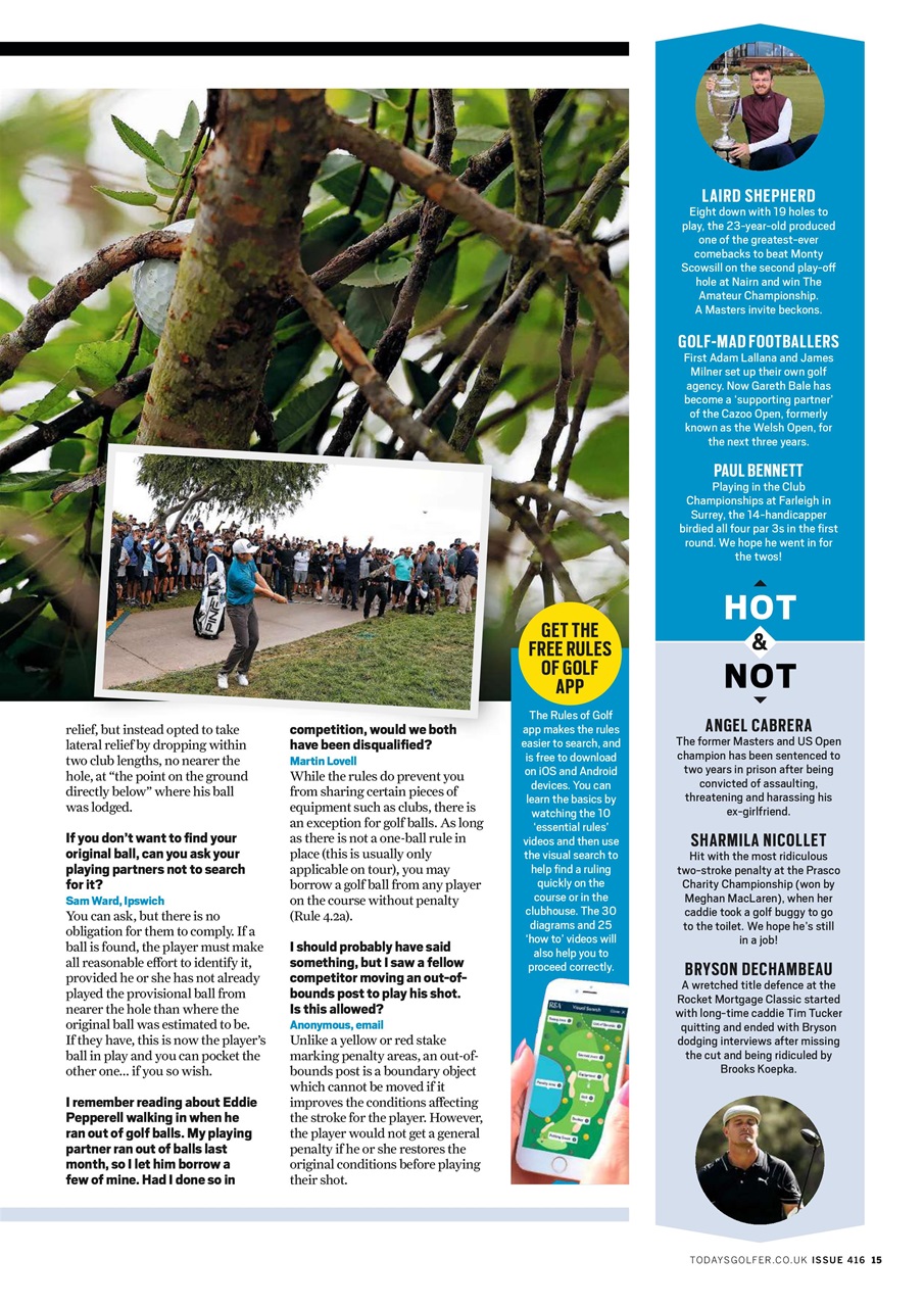 Today's Golfer Preview Pages