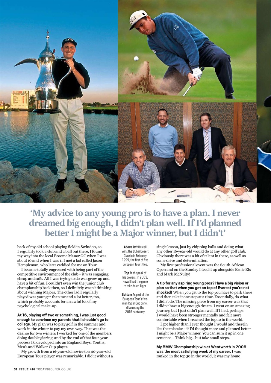 Today's Golfer Preview Pages