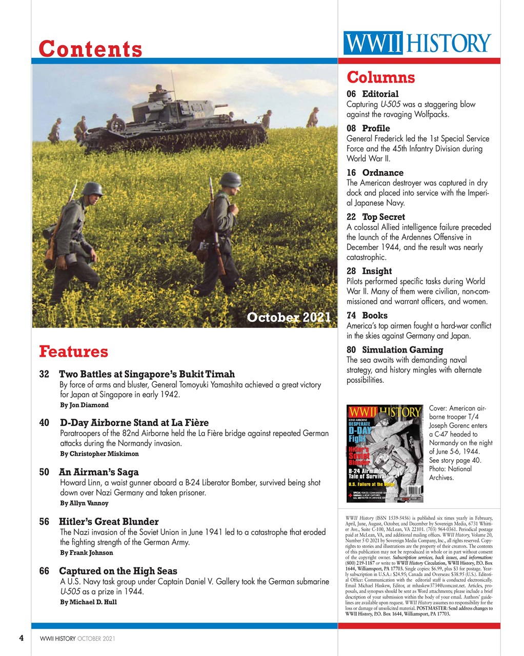 WW2 History Magazine Preview Pages